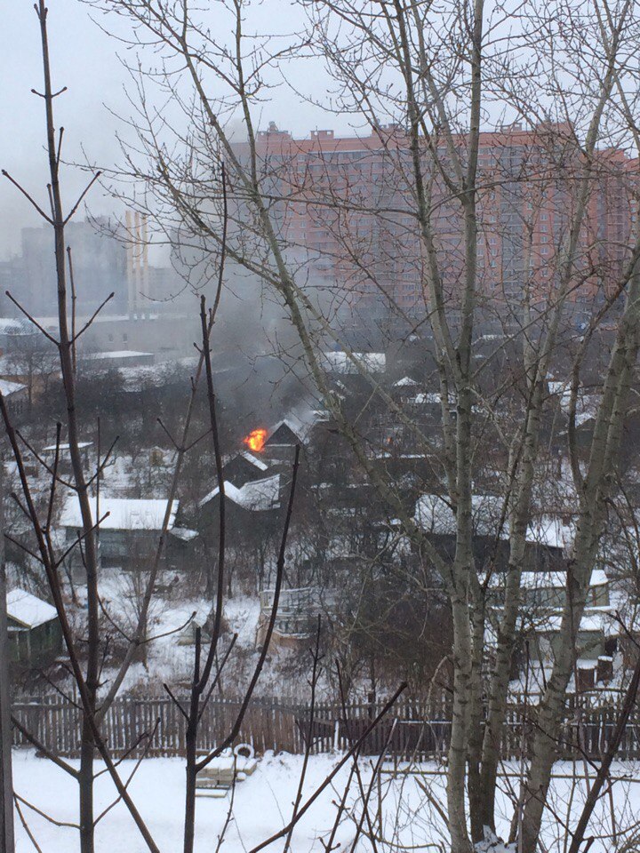 Блокадный сад горит