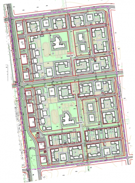 План застройки новоселье