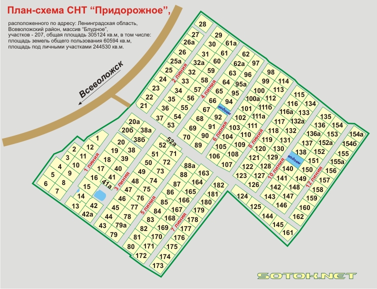 Массив михайловский кировский район карта