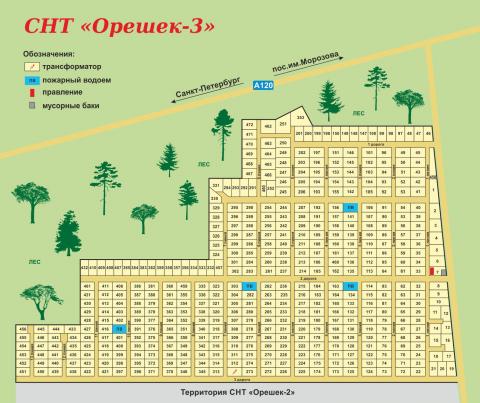 СНT "Орешек-3", Ленинградская область, Всеволожский р-н