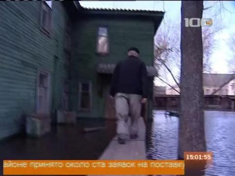 Наводнение в Тосно и Тихвине