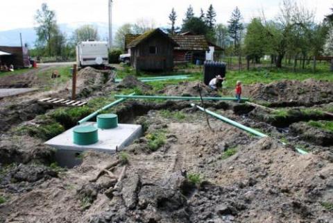 Устройство выгребной ямы